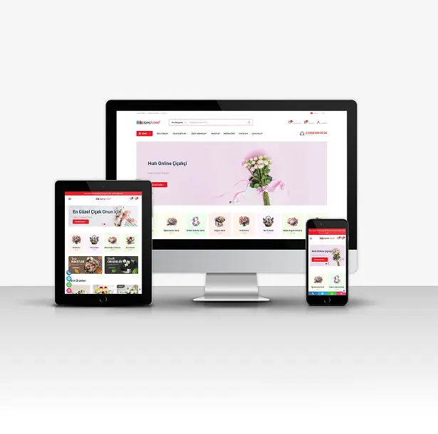 Florist Website (Advanced E-Commerce Module - New Language System)